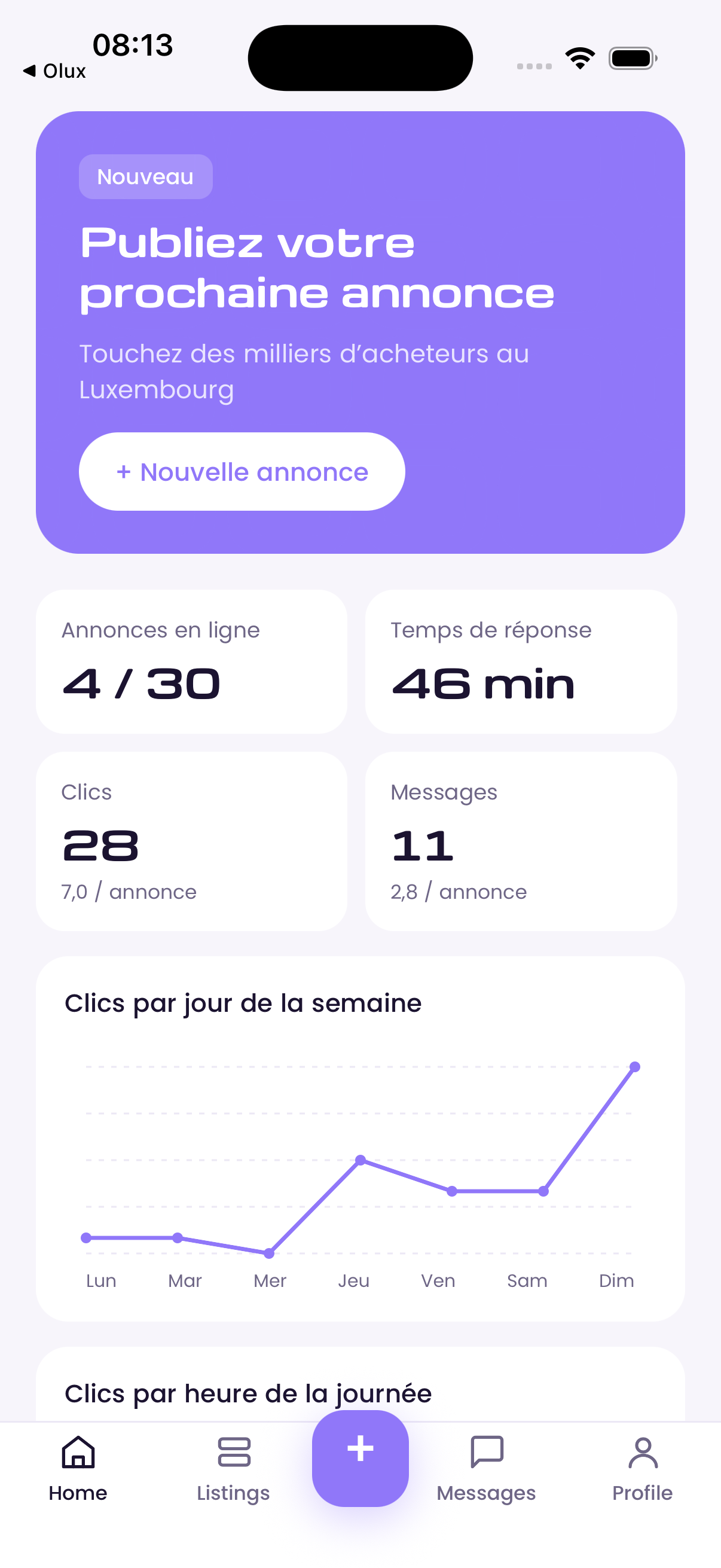 OluxPro Dashboard