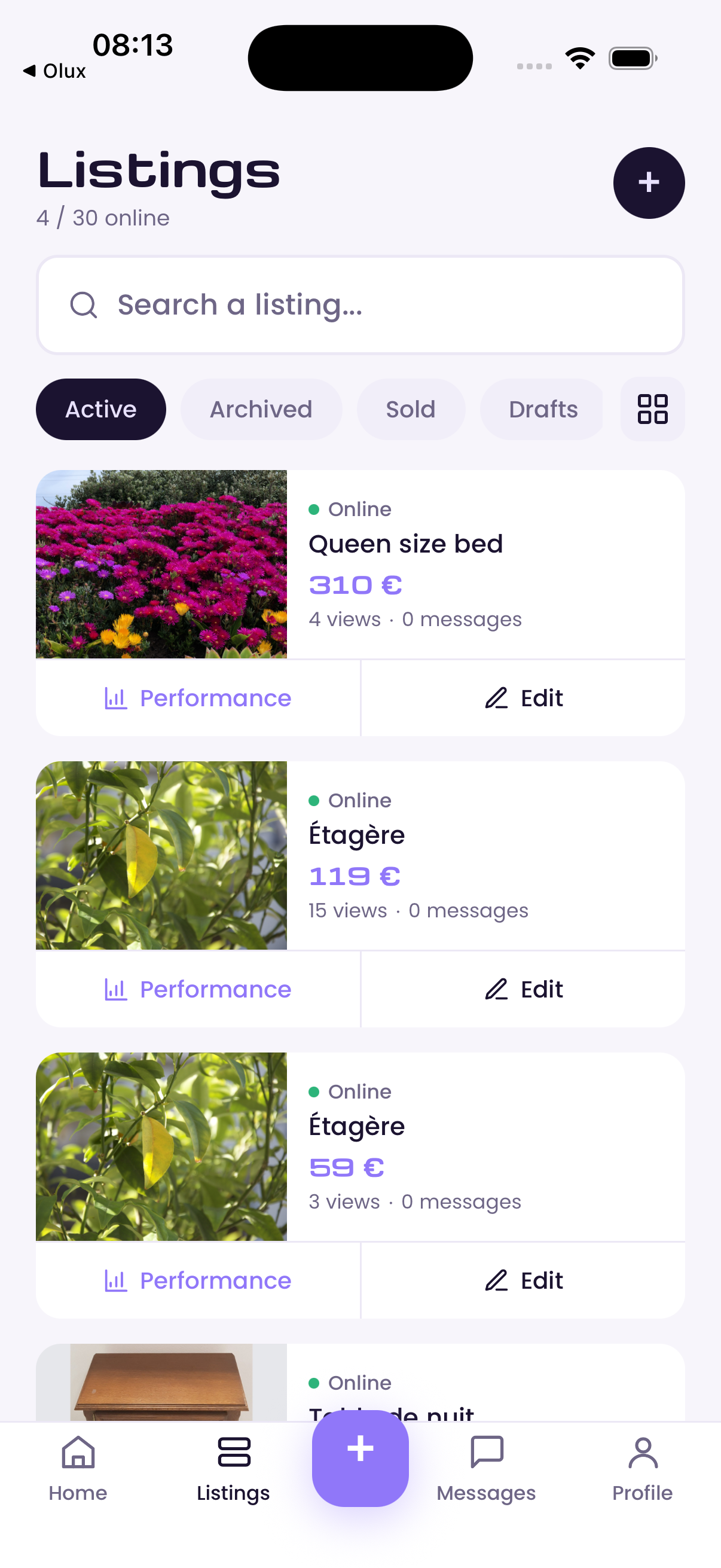OluxPro Listings